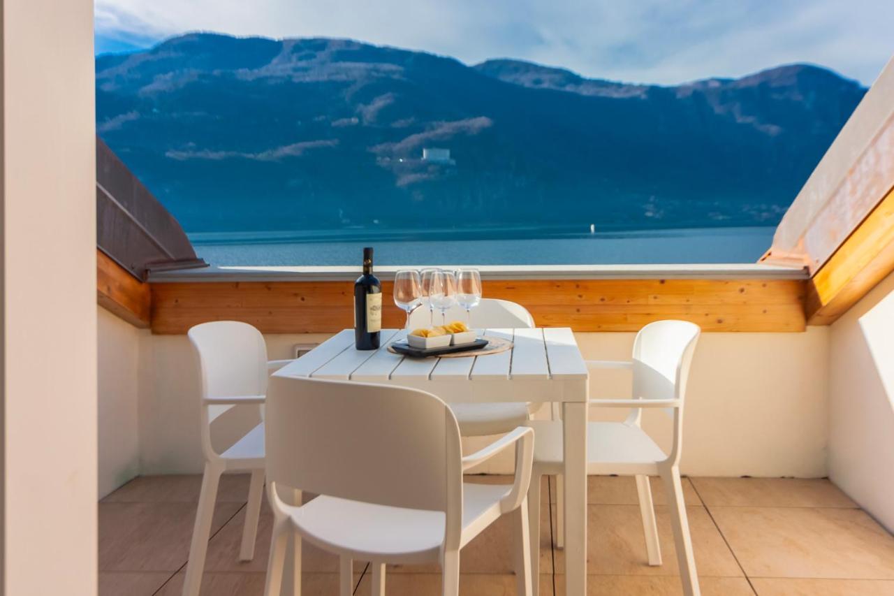 아바디아 Aglaia Luxury Lake View By Wonderful Italy 아파트 외부 사진